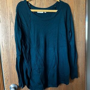 Women’s Lightweight Dark Green Sweater, XXL, RD Style